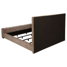 Load image into Gallery viewer, Senna Panel Bed with Bluetooth Speaker and Flame Visualizer