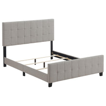 Load image into Gallery viewer, Fairfield Eastern King & Queen Upholstered Panel Bed Beige & Grey