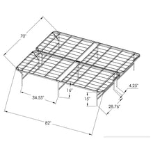 Load image into Gallery viewer, Mabel Foldable Platform Bed Frame