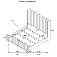 Load image into Gallery viewer, Natasha Wingback Bed