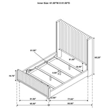 Load image into Gallery viewer, Natasha Wingback Bed