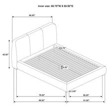Load image into Gallery viewer, Mokena Panel Platform Bed