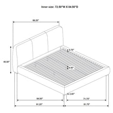 Load image into Gallery viewer, Mokena Panel Platform Bed