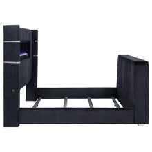 Load image into Gallery viewer, Tisdall Wingback TV Bed with Flame Visualizer