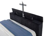 Load image into Gallery viewer, Tisdall Wingback TV Bed with Flame Visualizer
