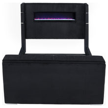 Load image into Gallery viewer, Tisdall Wingback TV Bed with Flame Visualizer