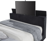 Load image into Gallery viewer, Tisdall Wingback TV Bed with Flame Visualizer