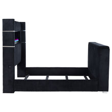 Load image into Gallery viewer, Tisdall Wingback TV Bed with Flame Visualizer