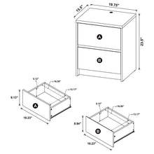 Load image into Gallery viewer, Westpark Nightstand with LED Lighting