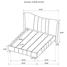 Load image into Gallery viewer, Evelyn Panel Platform Bed