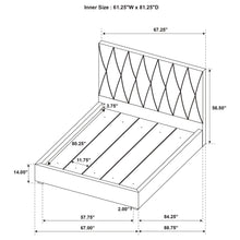 Load image into Gallery viewer, Delsea Panel Platform Bed