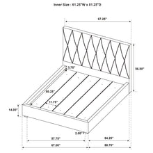 Load image into Gallery viewer, Delsea Panel Platform Bed