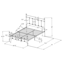Load image into Gallery viewer, Novak Eastern King, Full, Queen, & Twin Bed
