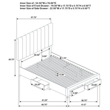 Load image into Gallery viewer, Wheatland Panel Platform Storage Bed