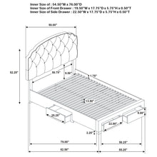 Load image into Gallery viewer, Marianna Panel Platform Storage Bed