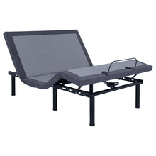 Load image into Gallery viewer, Negan Eastern King, E.King, Queen, & Twin XL Adjustable Bed Base Grey and Black