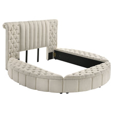 Load image into Gallery viewer, Sonya Panel Floor Storage Bed