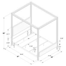 Load image into Gallery viewer, Zimmerlee Canopy Panel Bed
