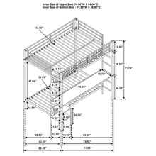 Load image into Gallery viewer, Bettoni Workstation Bunk Bed