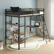 Load image into Gallery viewer, Campus Workstation Loft Bed