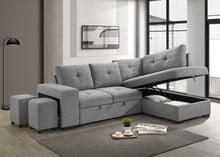 Load image into Gallery viewer, Roanne Pull-Out Sleeper Sectional Sofa
