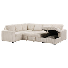 Load image into Gallery viewer, Devonshire Pull-Out Sleeper Sectional Sofa