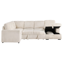 Load image into Gallery viewer, Devonshire Pull-Out Sleeper Sectional Sofa