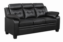 Load image into Gallery viewer, Finley Tufted Upholstered Sofa Black