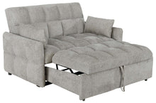 Load image into Gallery viewer, Cotswold Tufted Cushion Sleeper Sofa Bed Light Grey & Dark Grey