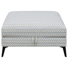 Load image into Gallery viewer, Clint Upholstered Ottoman with Tapered Legs Multi-color