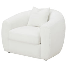 Load image into Gallery viewer, Isabella Upholstered Tight Back Chair White