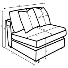 Load image into Gallery viewer, Blaine Armless Chair