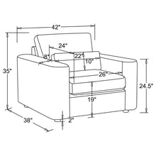 Load image into Gallery viewer, Amador Track Arm Sofa Set