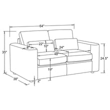 Load image into Gallery viewer, Amador Track Arm Loveseat