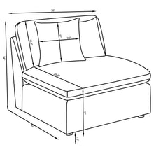 Load image into Gallery viewer, Hobson Armless Chair