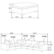 Load image into Gallery viewer, Lakeview Ottoman