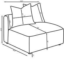 Load image into Gallery viewer, Jennifer Armless Chair