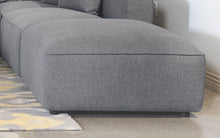 Load image into Gallery viewer, Jennifer Square Upholstered Ottoman Grey