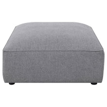 Load image into Gallery viewer, Jennifer Square Upholstered Ottoman Grey