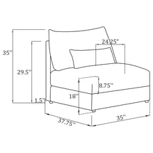 Load image into Gallery viewer, Sasha Armless Chair