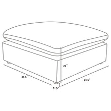Load image into Gallery viewer, Raleigh Ottoman