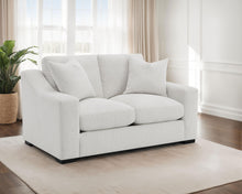 Load image into Gallery viewer, Ashlyn Upholstered Sloped Arms Loveseat White