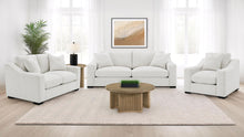 Load image into Gallery viewer, Ashlyn Upholstered Sloped Arms Loveseat White