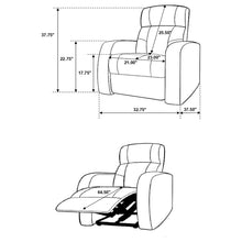 Load image into Gallery viewer, Cyrus Home Theater Seating