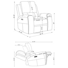 Load image into Gallery viewer, Brickston Triple Power Swivel Glider Recliner