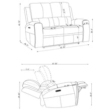 Load image into Gallery viewer, Brickston Triple Power Reclining Sofa Set