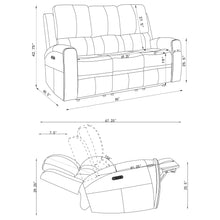 Load image into Gallery viewer, Brickston Triple Power Reclining Sofa