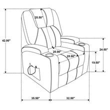 Load image into Gallery viewer, Armstrong Power Lift Massage Recliner