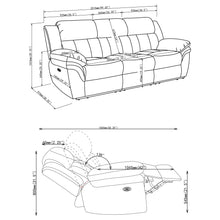 Load image into Gallery viewer, Bahrain Power Reclining Sofa