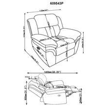 Load image into Gallery viewer, Bahrain Power Glider Recliner